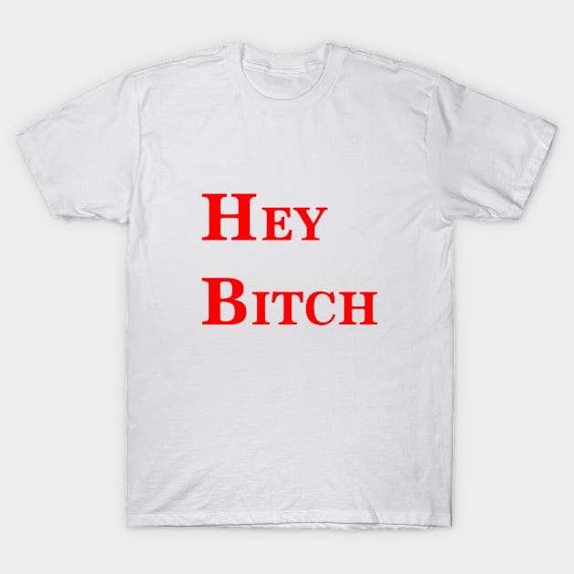 Hey Bitch T-Shirt by talisa